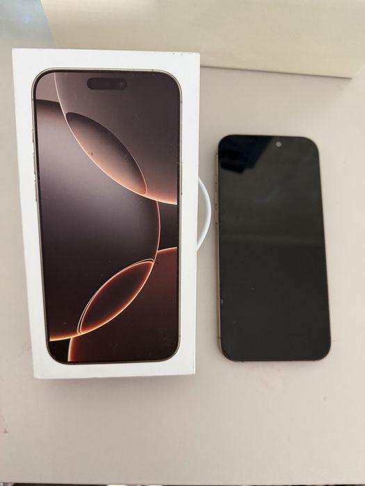 iPhone 16promax Disert titan, 256GB ,ёмкост 100%в идеальном состоянии