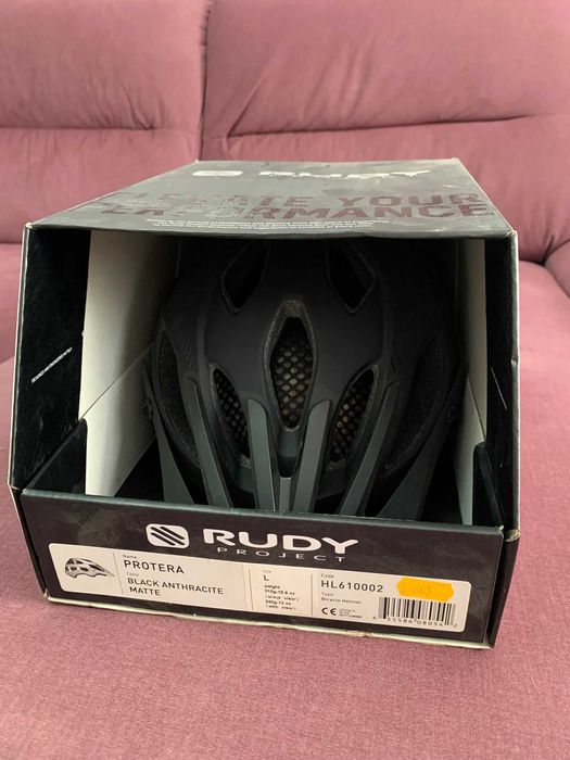 Casca ciclism Rudy Project Protera Black Anthracite Matte marime L