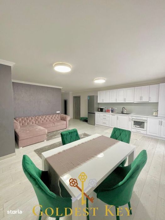 Apartament spatios cu 3 camere, 2 bai finisat modern si calitativ