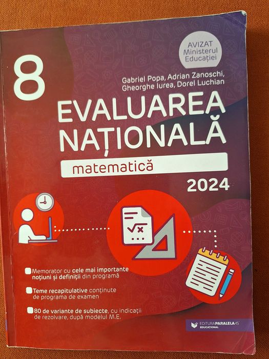 Matematica. Evaluarea Nationala 2023. Clasa a VIII-a, Gheorghe Iurea