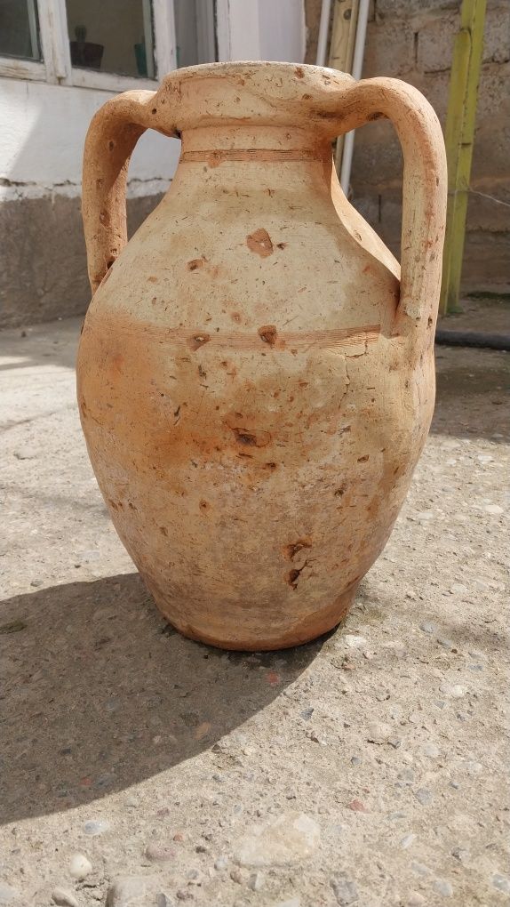 Кувшин,глиннои,старыи.