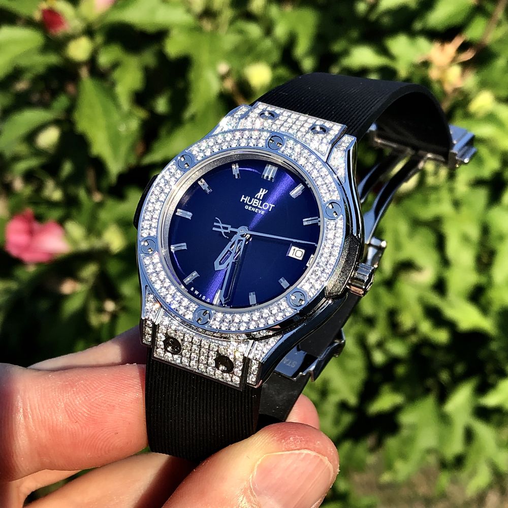 HB Big Bang Blue 33 mm Lady