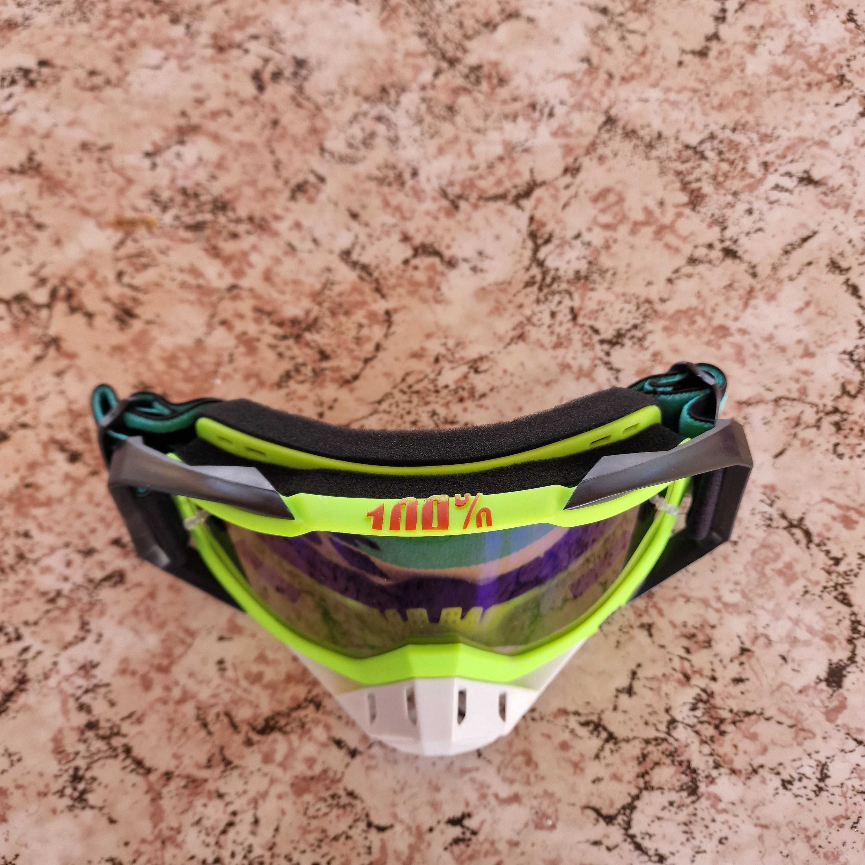 Мотокрос ендуро очила goggles гугълс за каска 100% процента gogles