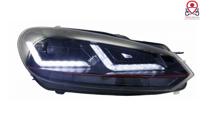 Faruri Osram LED GTI Rosu LEDriving Semnal Dinamic