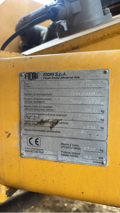 Autobetoniera 4x4 fiori schimb cu miniexcavator