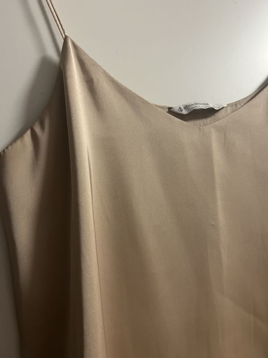 Top satin/ camizol stradivarius