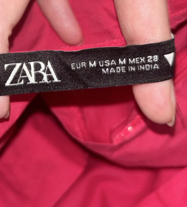 Платье zara розовое