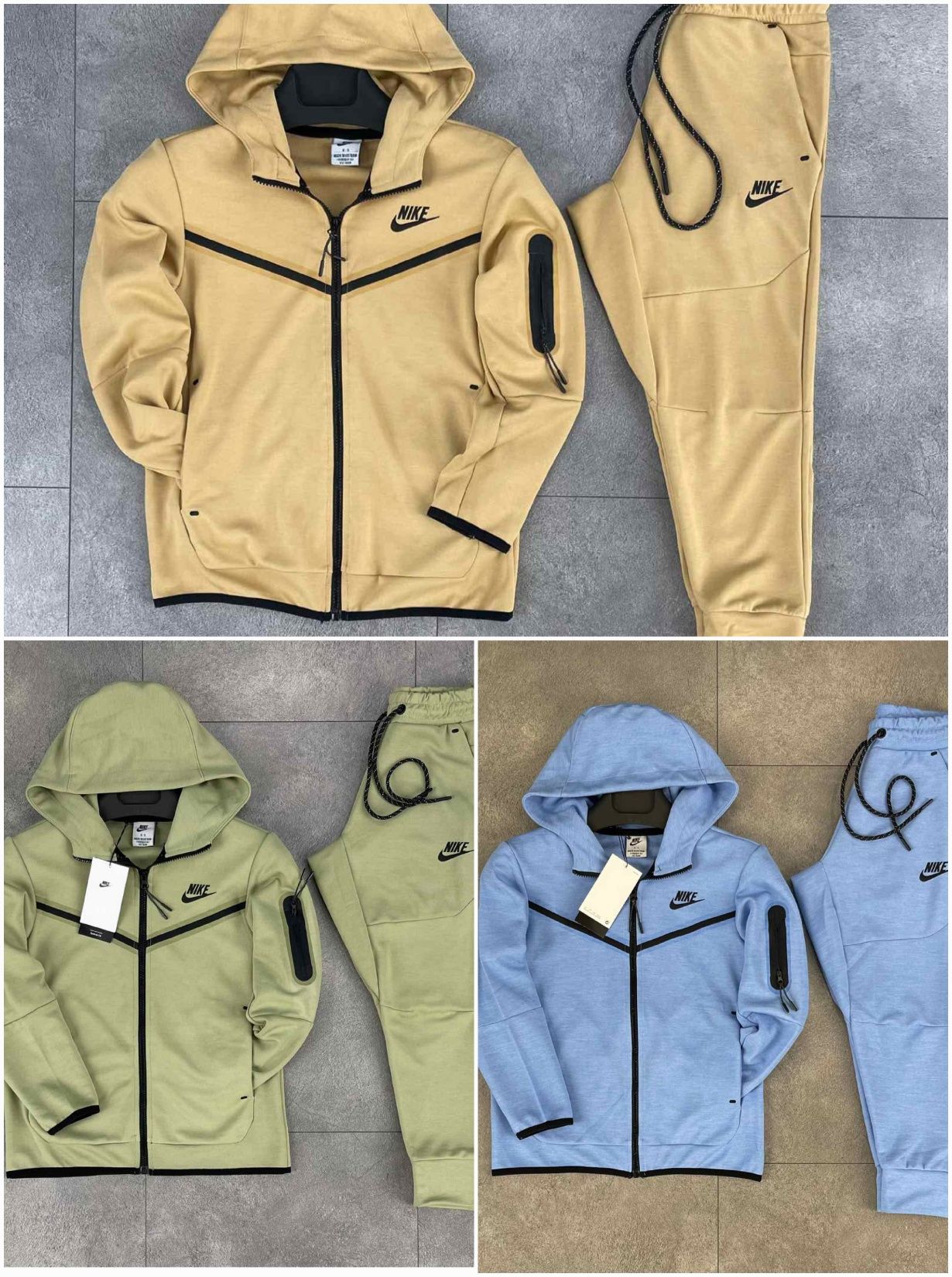 Детски екипи Nike Tech Fleece 15 цвята (от 134 до 170см)