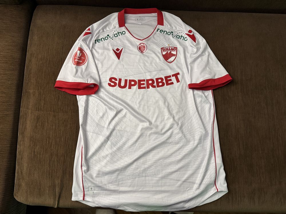 Tricou de joc FC Dinamo Bucuresti original Macron marime XL
