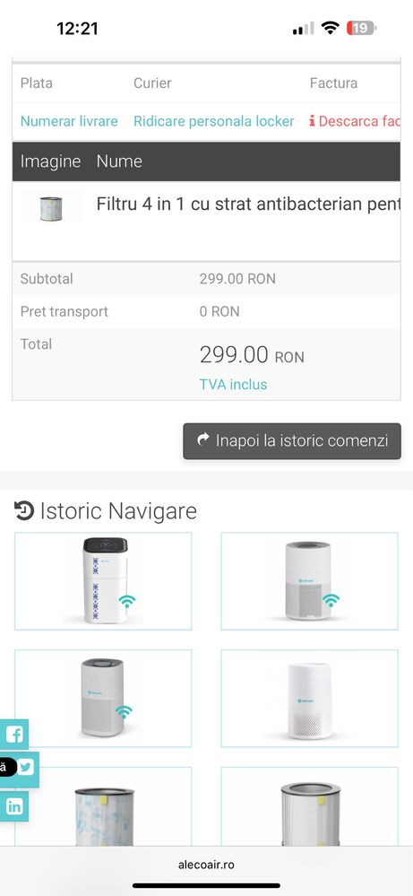 Purificator Alecoair P80
