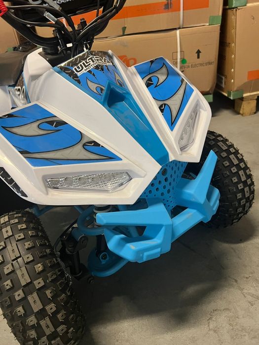 ATV 125cc culoare albastru model ultra nou cu livrare în toată țara