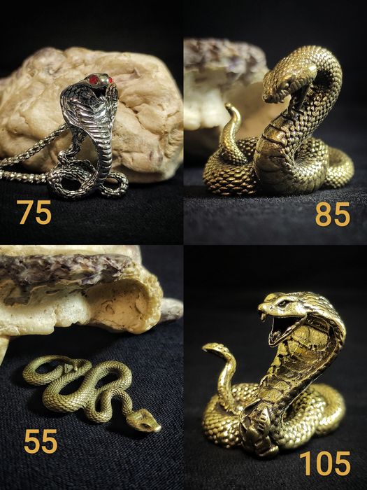 Змея. Статуэтки и Кулоны.