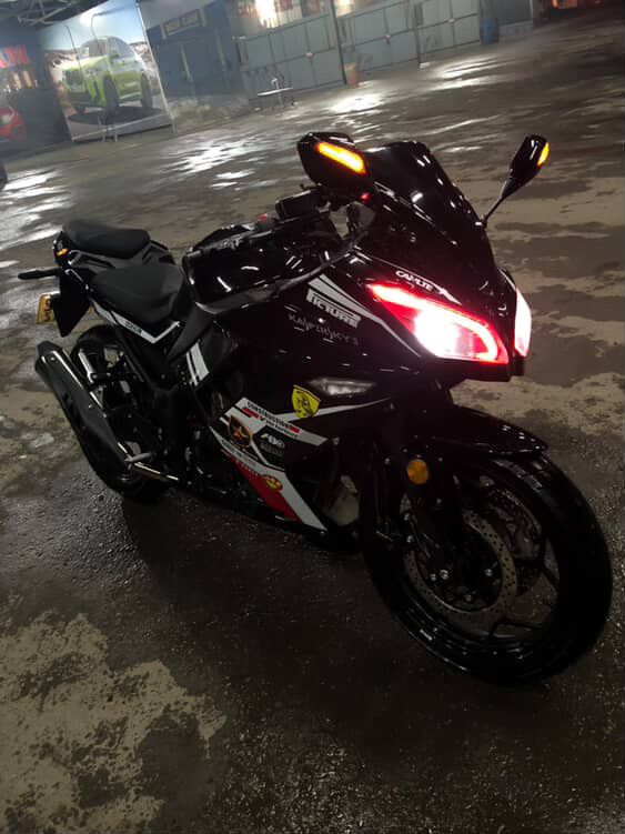 Kawasaki motorbike