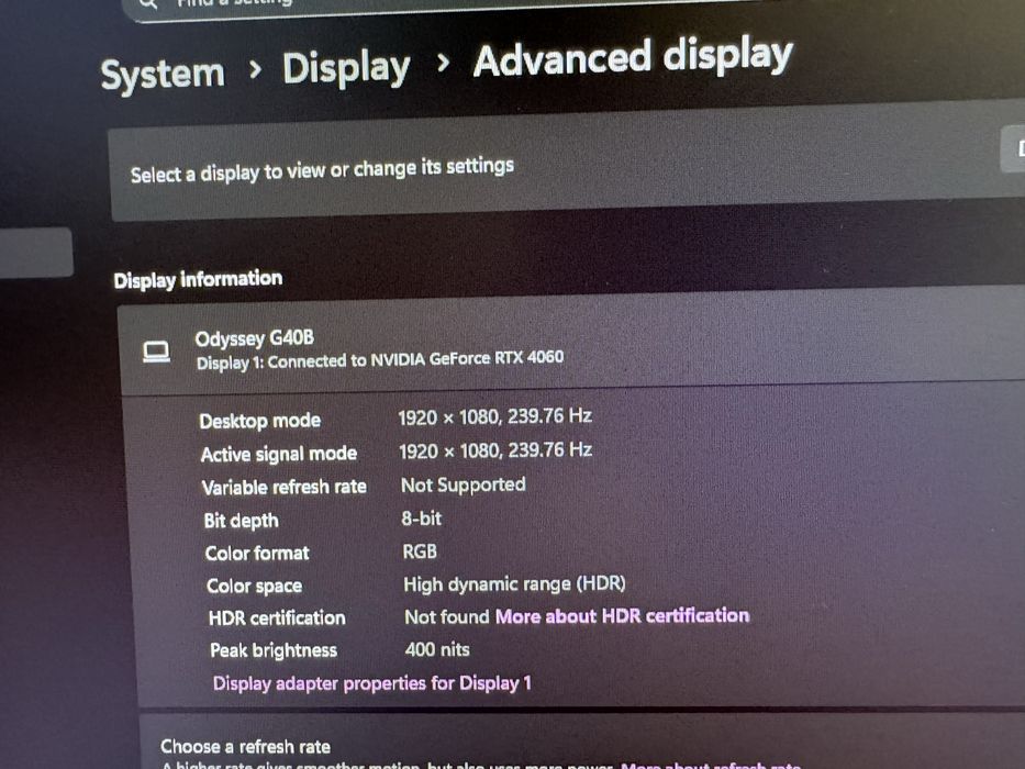 Монитор Samsung Odyssey G4 (27”, 240Hz, IPS, FHD, 1ms)