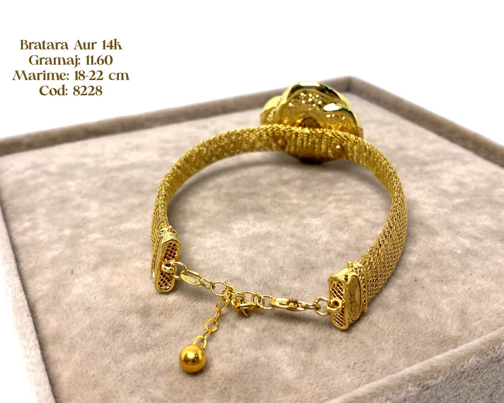 (8228) Bratara Aur 14k 11.60g FB Bijoux Euro Gold