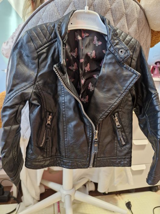 Детско кожено яке 3-4г