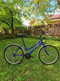 Bicicleta de copii MTB Rich bike 24" albastra