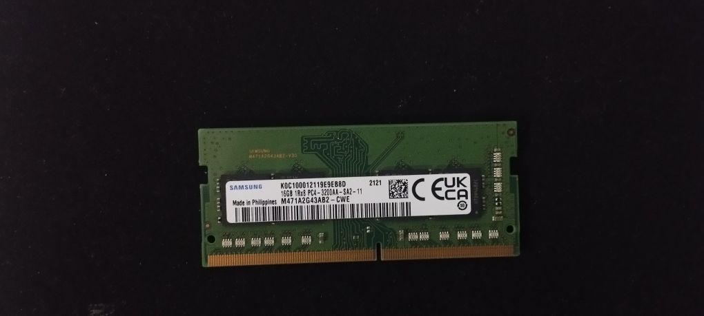 Samsung 16 gb ddr4 3200 so dimm