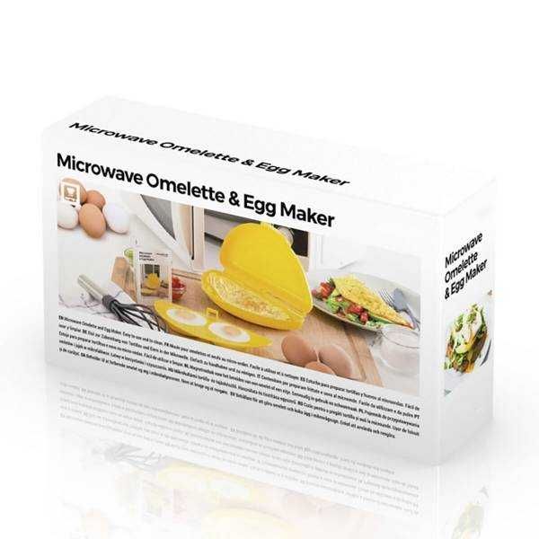 Recipient pentru gatit oua in cuptorul cu microunde, omleta oua fierte