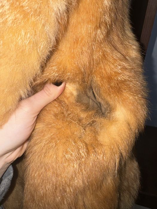 Blana naturala de vulpe rosie