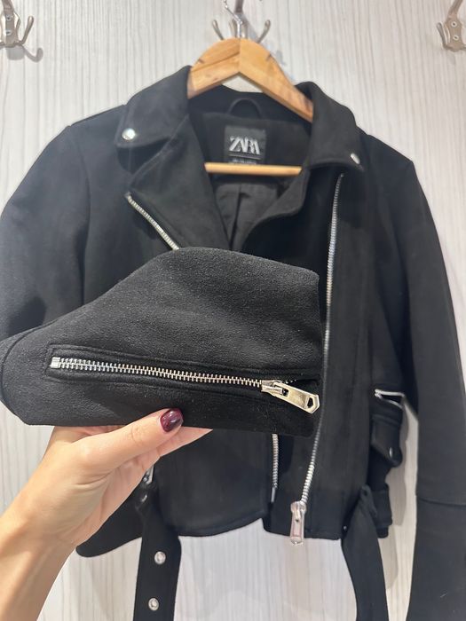 Дамско велурено яке Zara
