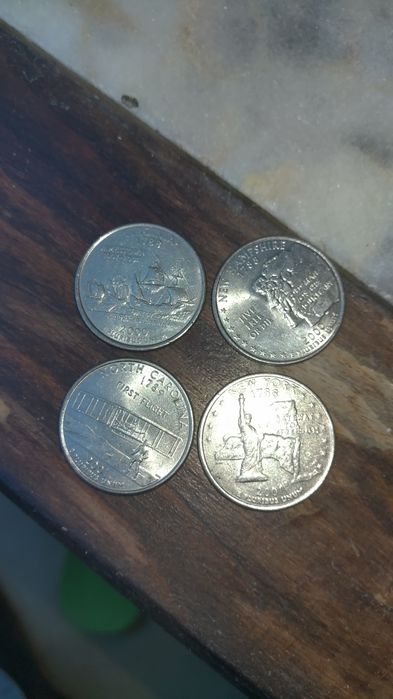 Долари quarter от всичките Щати, Мисисипи,, Ню Йорк