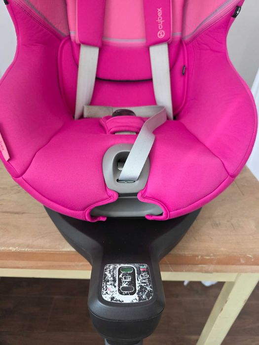 CYBEX Стол за кола с база (61-105см) SIRONA S2 I-SIZE MAGNOLIA PINK