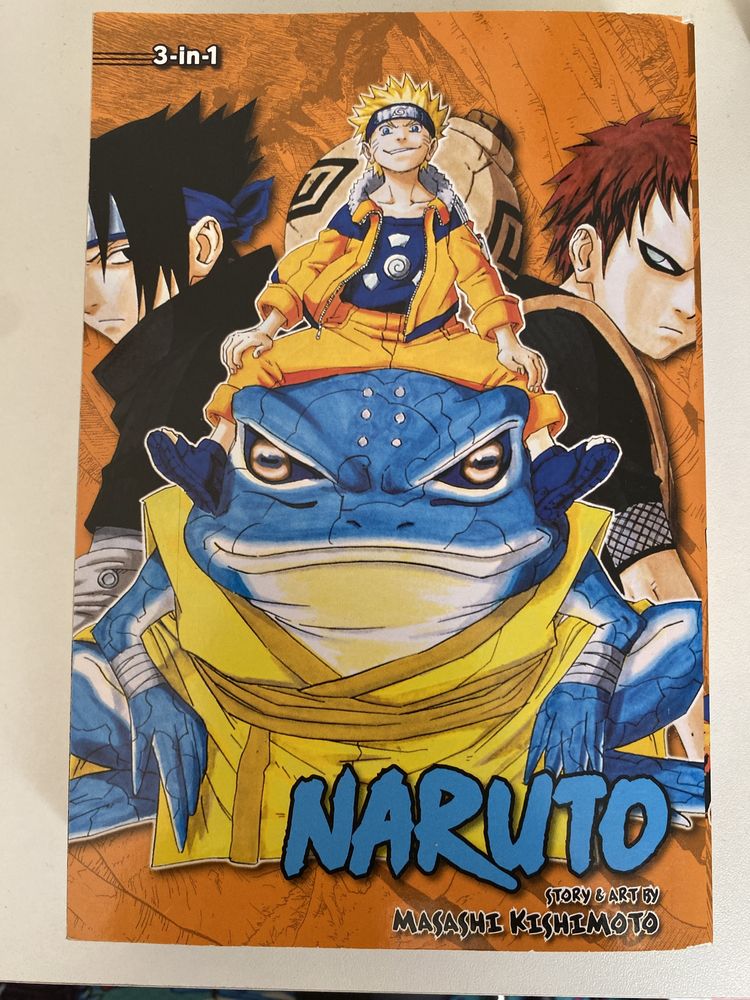 Vând manga Naruto 3 in 1