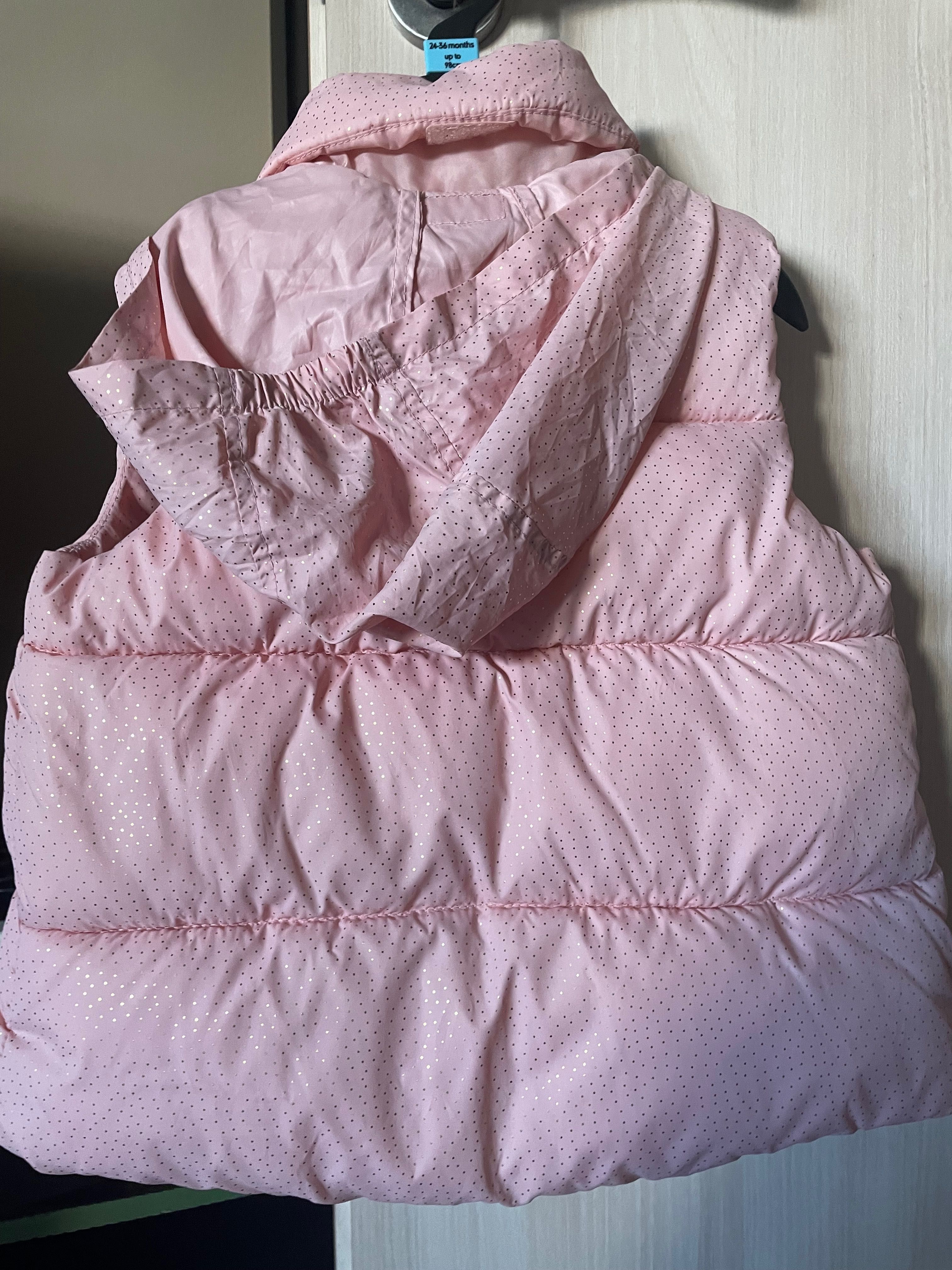 Vestă Zara roz pentru fete 98 2-3 ani ca nouă