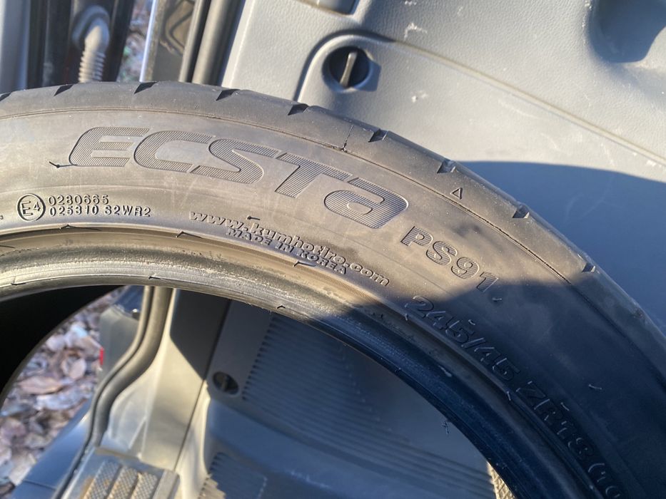 Set 4 anvelope vară DOT 5224 KUMHO 245/45/18