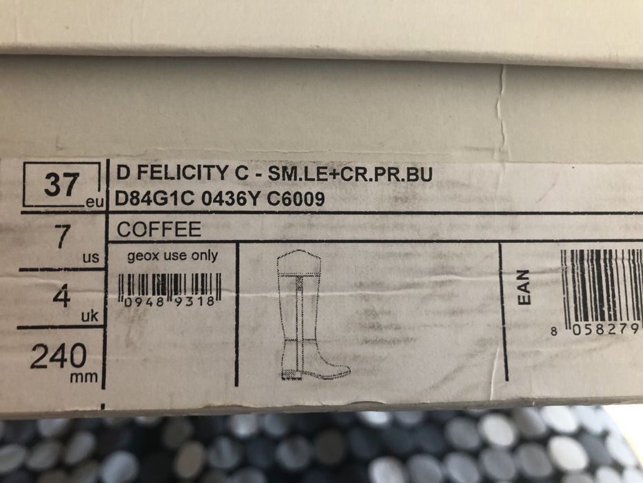Cizme Geox piele,noi