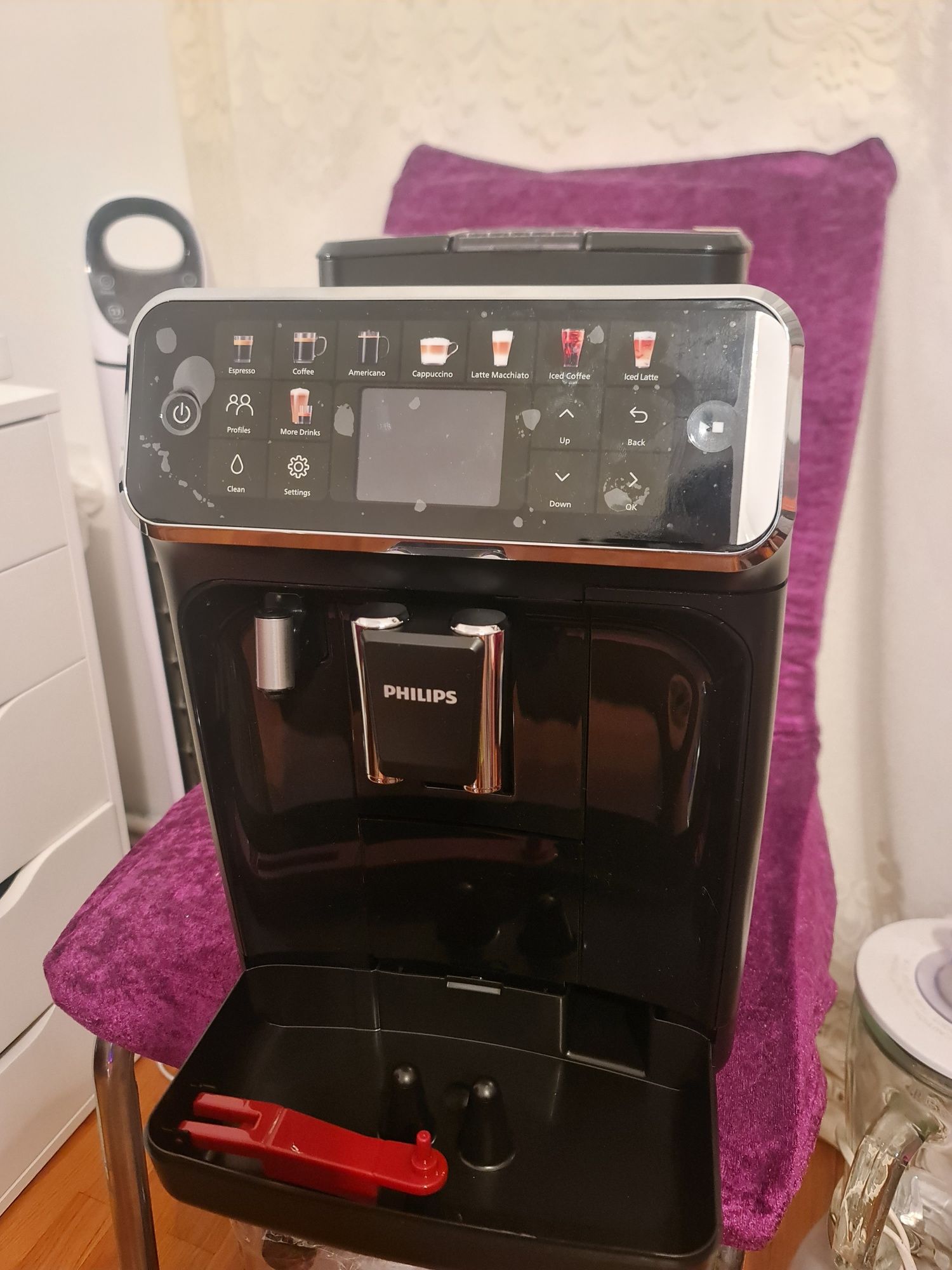 Espressor automat PHILIPS Seria 5500 EP5541/50, 1.8l, 1500W, 15 bar, n