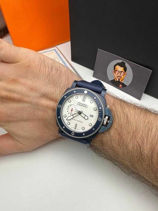 Luminor Panerai Luna Rosa синьо