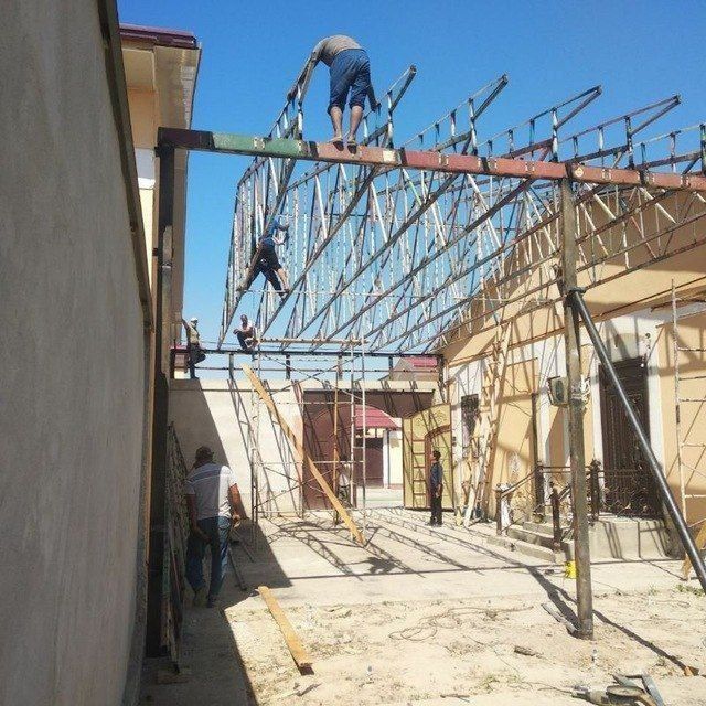 Biz sizlar uchun xar xil turdagi tom naves katta binolardi ustunsiz yo