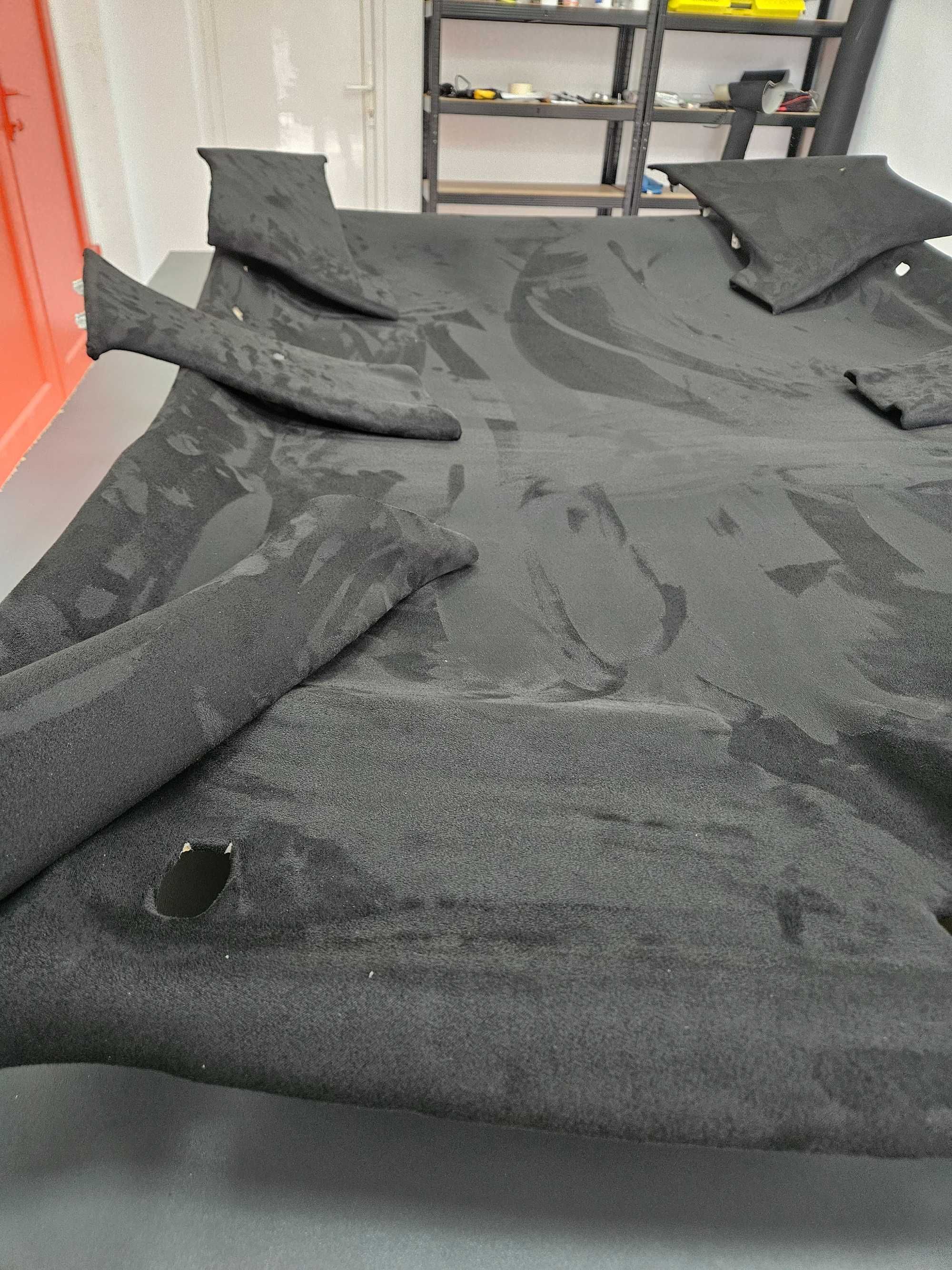 Material textil/alcantara retapitare Nissan + kit plafon instelat