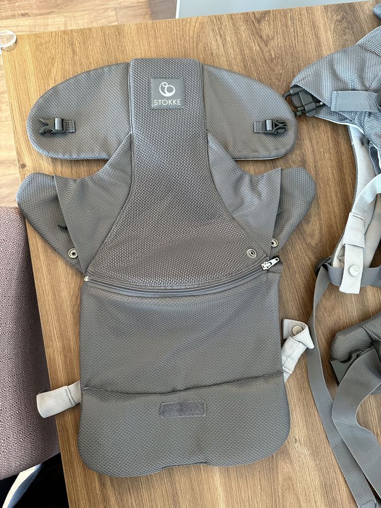 Stokke® MyCarrier™ Предно & Задно кенгуру - цвят Grey Mesh