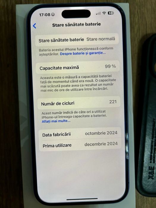 Iphone 16 inca in garantie full box