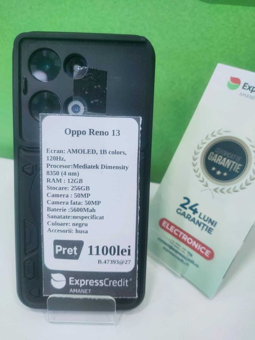 Oppo Reno 13 Garantie 2 ani! (ag27 Gara 2)