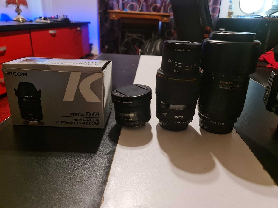 Camera foto Pentax K-1 DSLR plus obiective