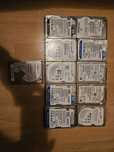 Lot 10 harduri laptop sata 500, 640, 750 bune 100% viata in santin
