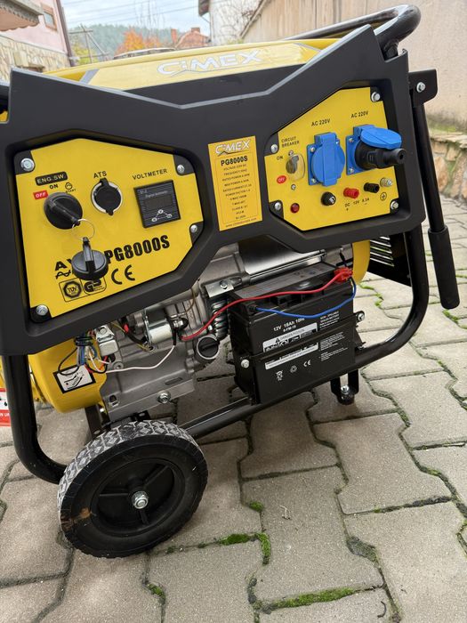 Авариен генератор за ток 6.5 kW, AVR + ATS табло за автоматичен старт