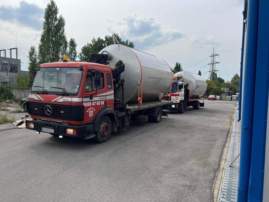 Транспортни услуги - Камион с кран