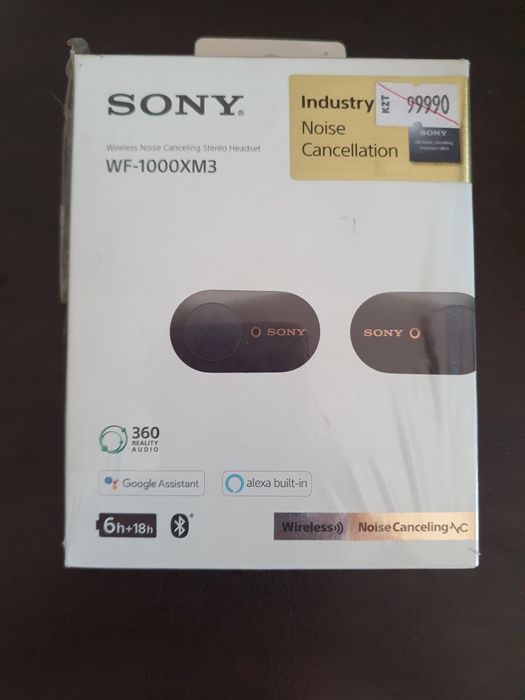 Sony WF 1000 XM 3 новые