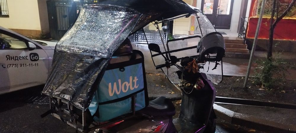 Дождевик на мопед