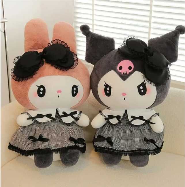 Плюшена играчка Hello Kitty Kuromi, Hello Kitty Melody плюшени играчки