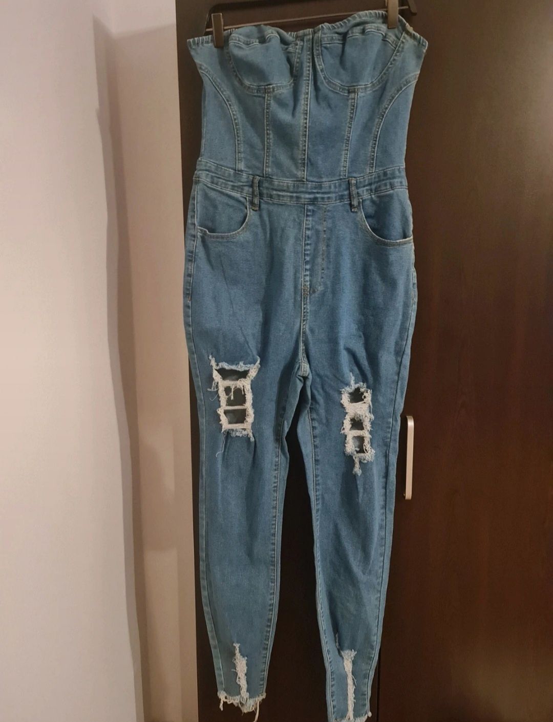 Salopeta jeans Shein