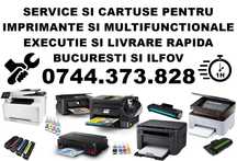 Reincarcare cartuse, service reparatii imprimante Bucuresti, Ilfov.