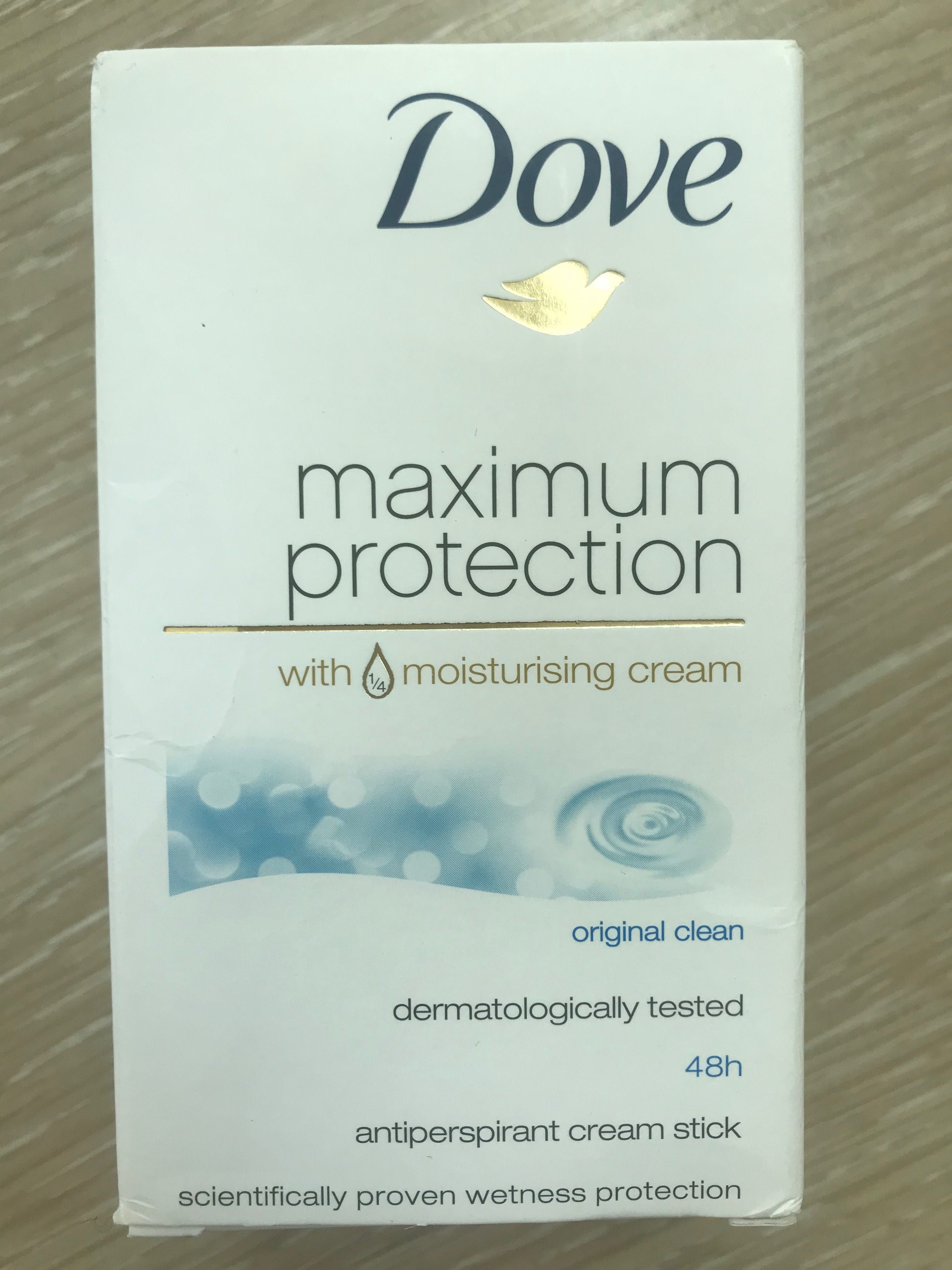 Стик против изпотявяне /Dove maximum protection