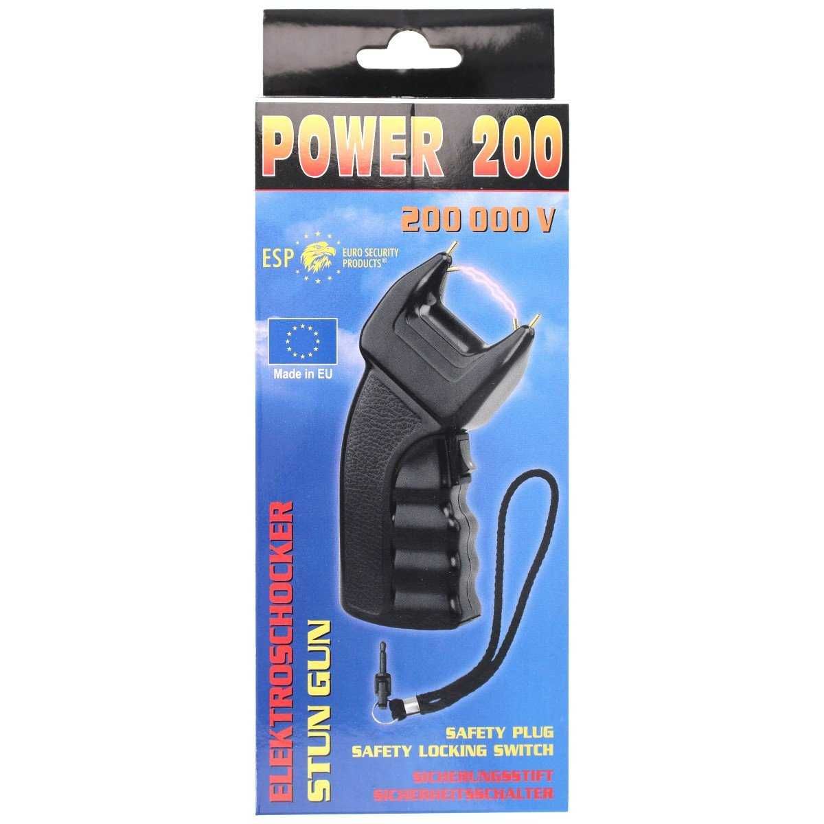 Качествен Електрошок ESP Power 200 ЧЕХИЯ 200,000 Volts Самозащита