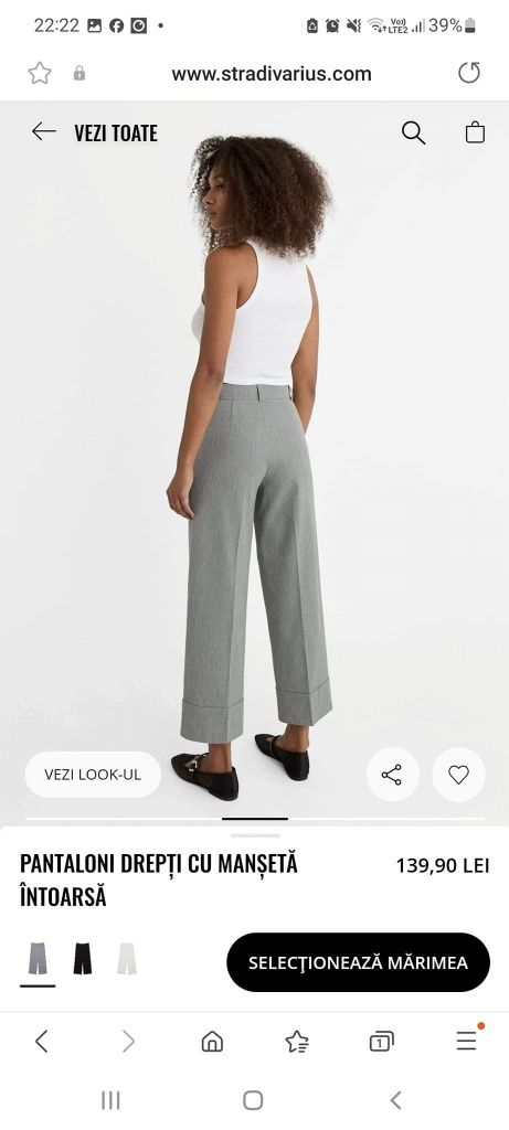 Pantaloni Stradivarius noi